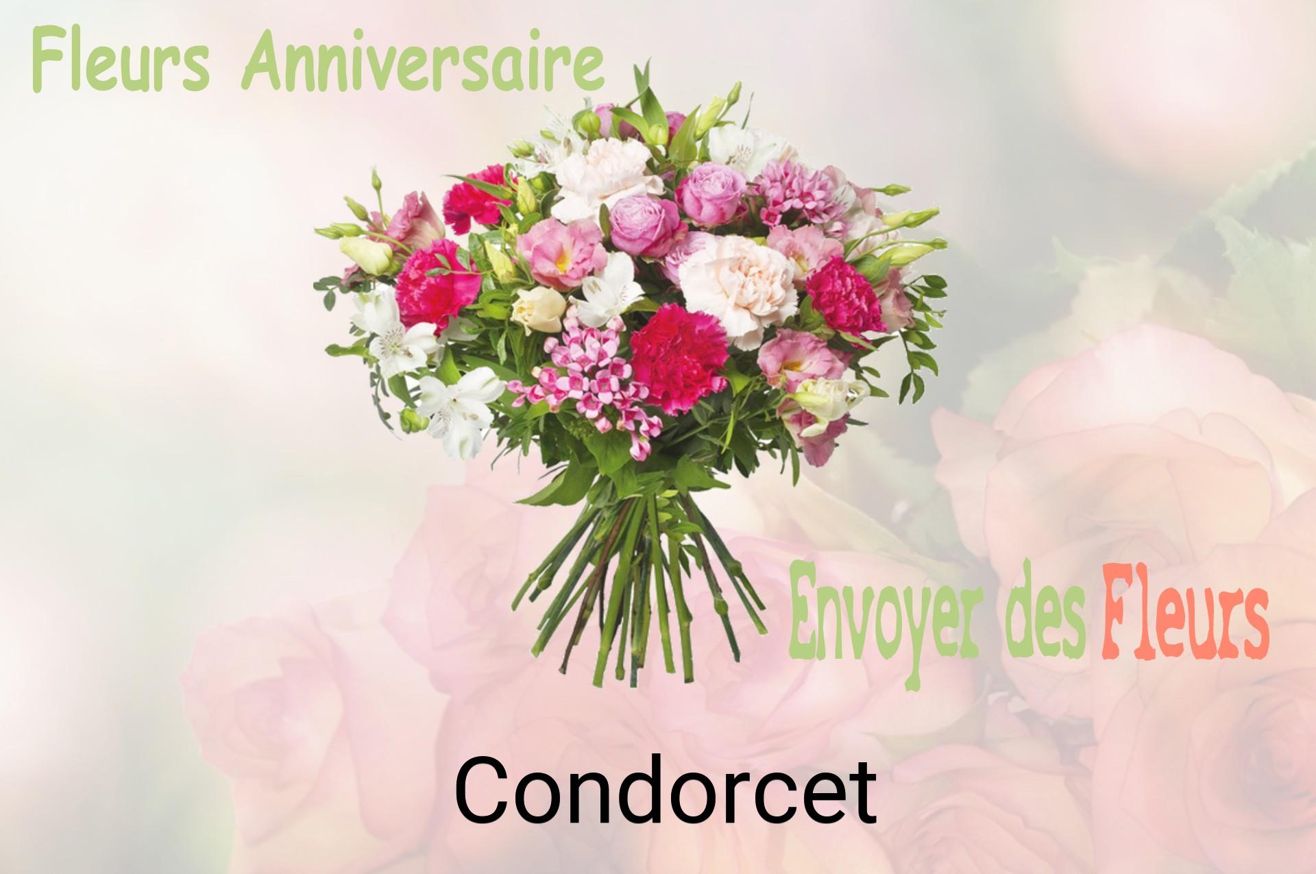 Bouquet de fleurs d’anniversaire livré à Condorcet